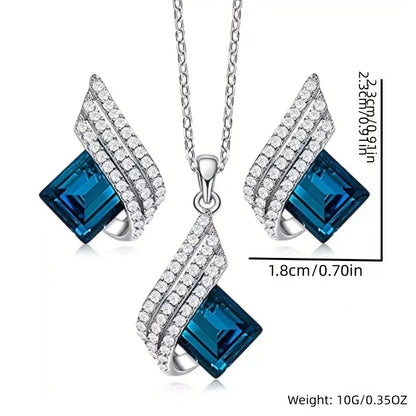 Set de joyas Brienne Solazure | Oro blanco