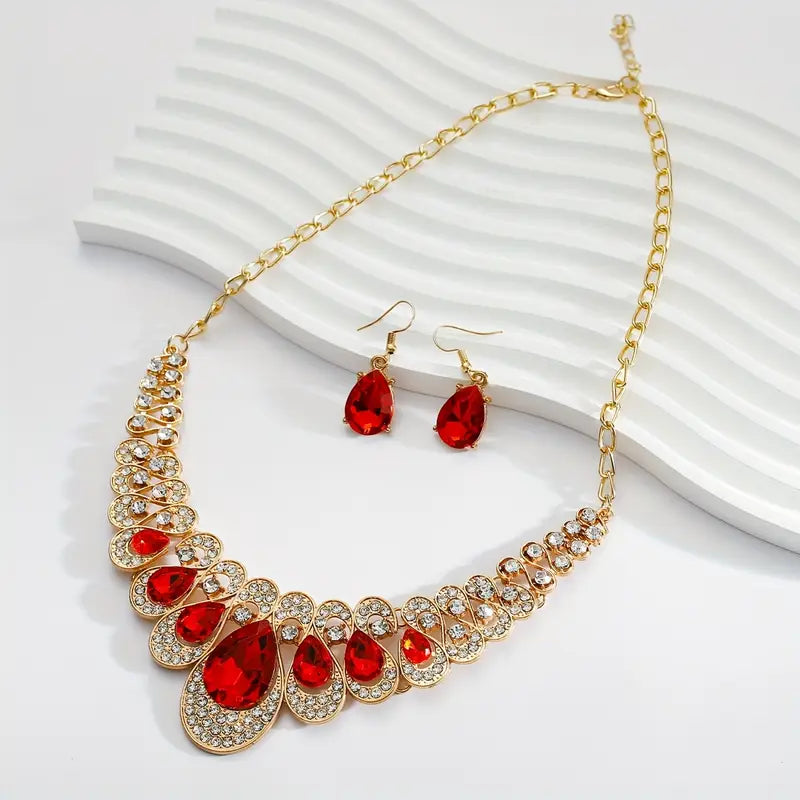 Set de joyas Maevina Crimselle | Oro
