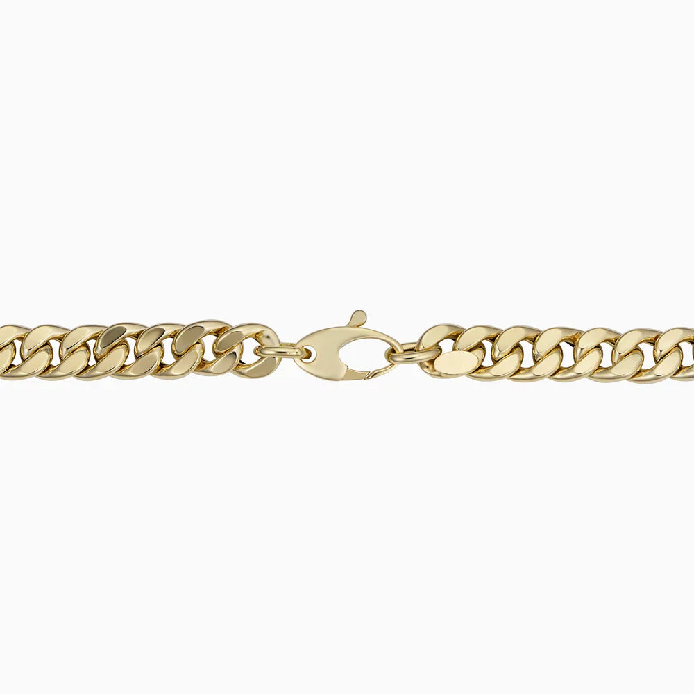 Pulsera Estate Cuban | Oro blanco