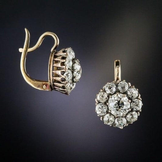 Pendientes Gemas Vintage Brillantes