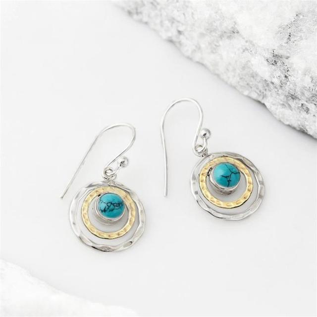Pendientes boho de Saturno