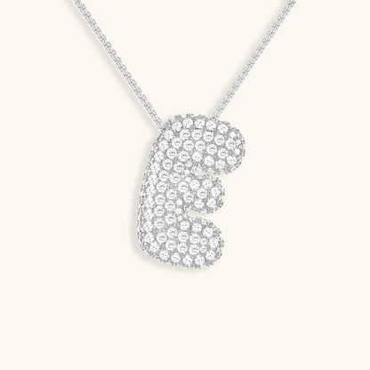Collar de inicial con burbujas Hailey