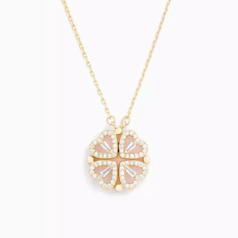 Collar con Corazón de Cristal