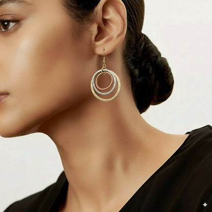 Pendientes Vintage de Oro y Plata