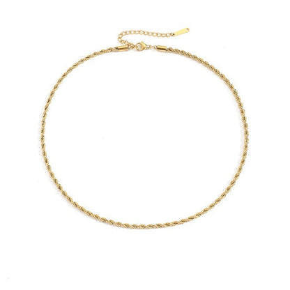 Collar de cadena trenzada Olivia
