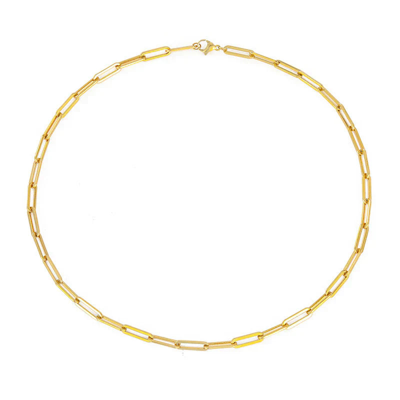 Collar elegante Archen | Oro blanco
