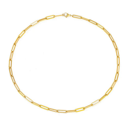 Collar elegante Archen | Oro blanco