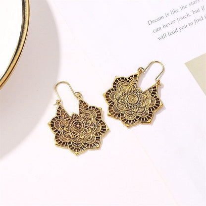 Pendientes Lotus Mandala