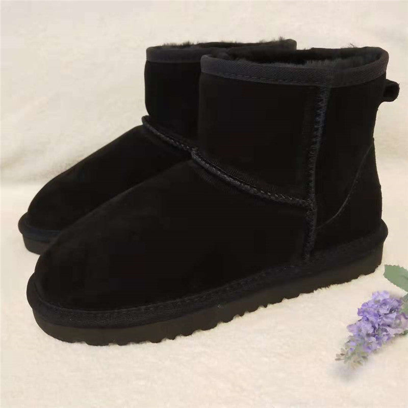 Malena - Botas de nieve de piel auténtica