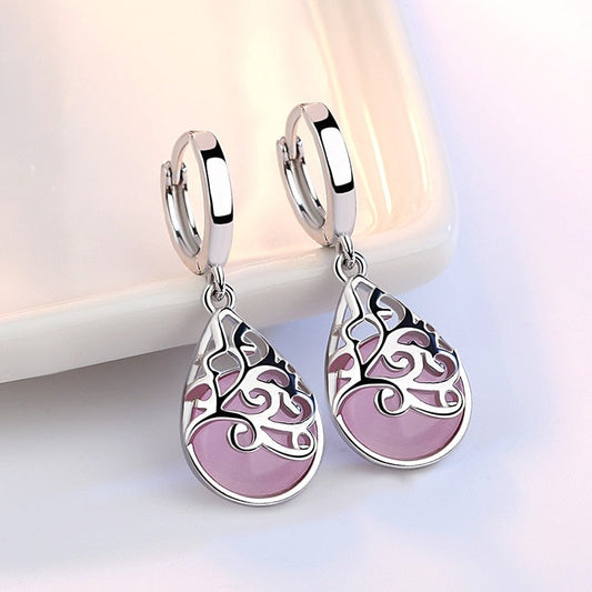 Pendientes de árbol de la vida en plata esterlina 925