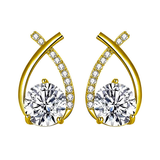 Pendientes dorados de Ariel