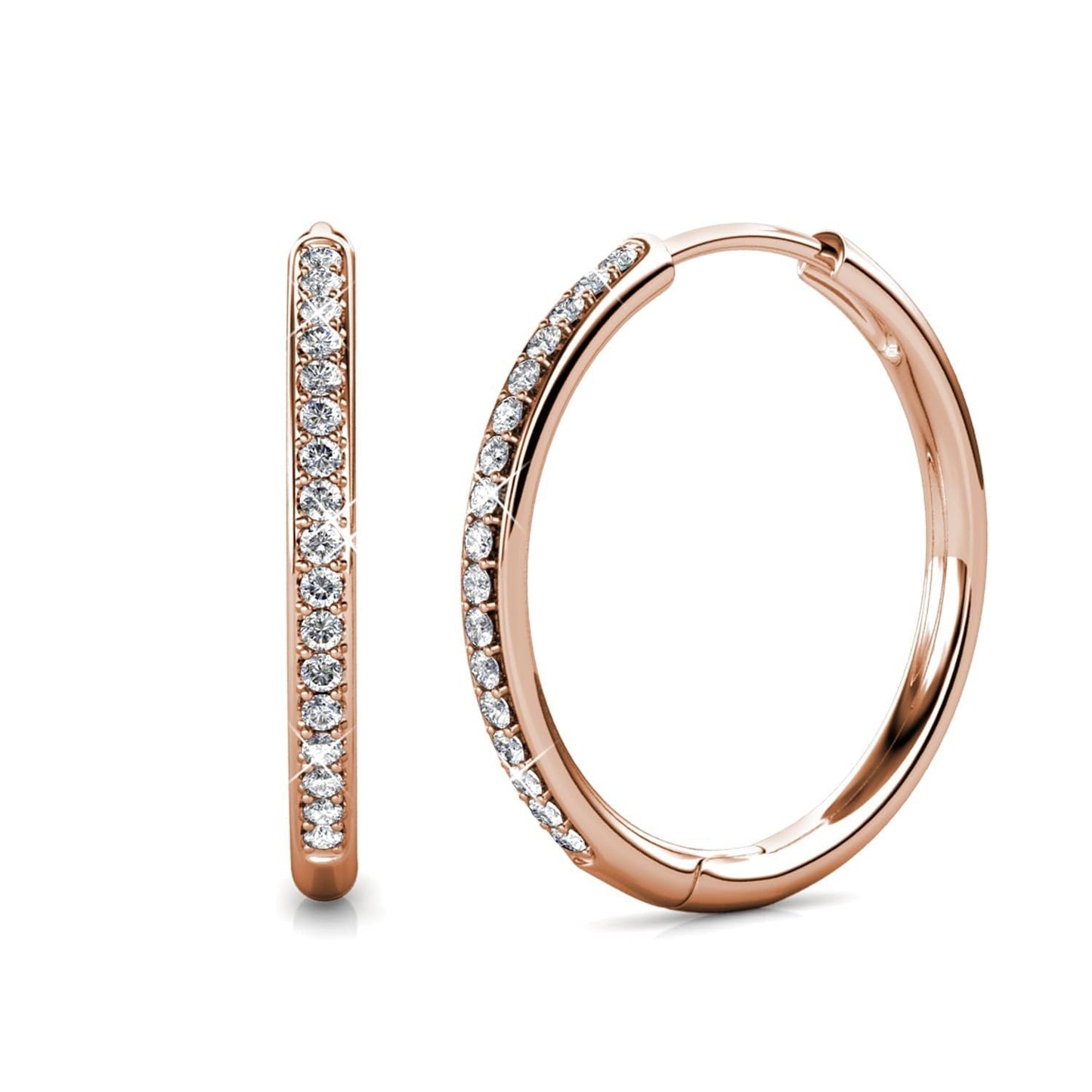 Pendientes pavé Sorel | Oro blanco
