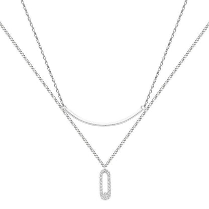 Collar de cristales superpuestos Gia