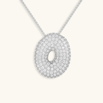 Collar de inicial con burbujas Hailey
