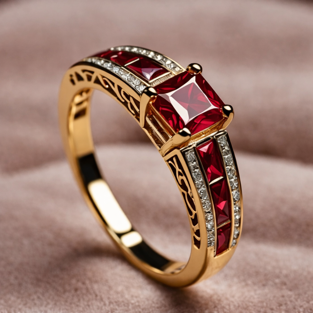 Anillo Rubí Emperatriz