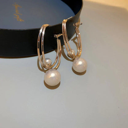 Aretes de Perla Encantadores Vintage