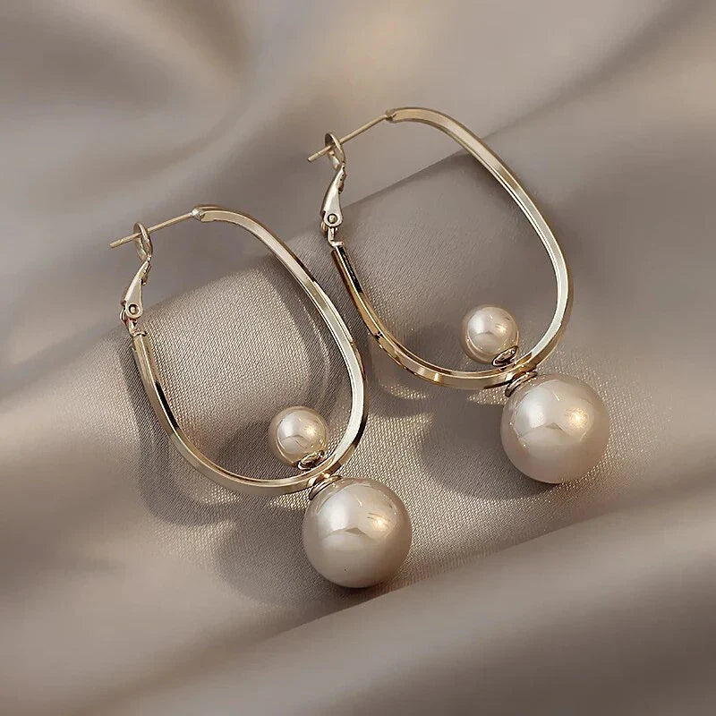 Aretes de Perla Encantadores Vintage