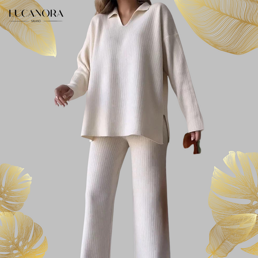 Lucanora - Conjunto elegante único de 2 piezas para mujer