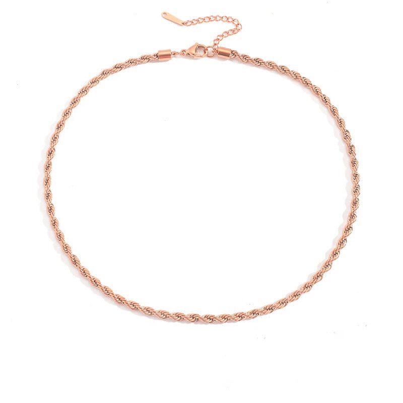 Collar de cadena trenzada Olivia
