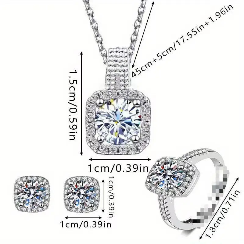 Set de joyas de cubo lujoso