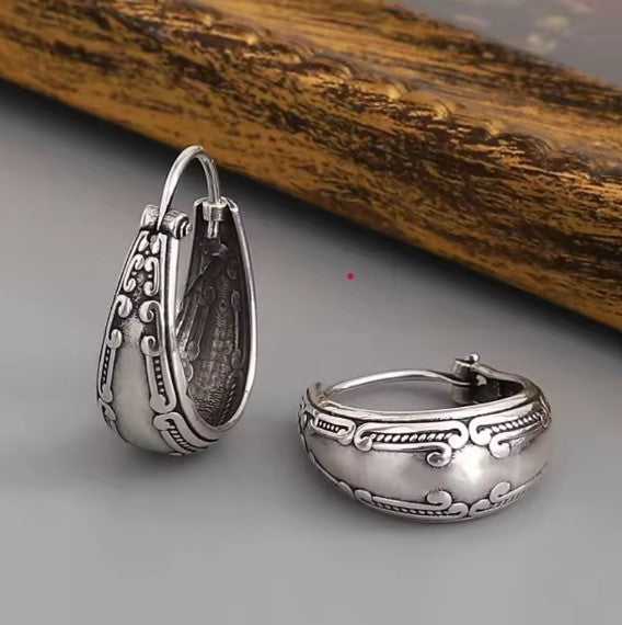 Pendientes de Plata Mandala Vintage