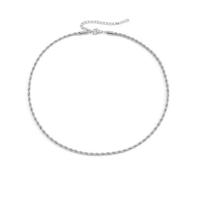 Collar de cadena trenzada Olivia