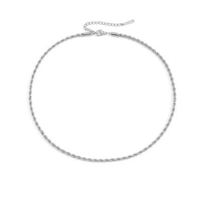 Collar de cadena trenzada Olivia