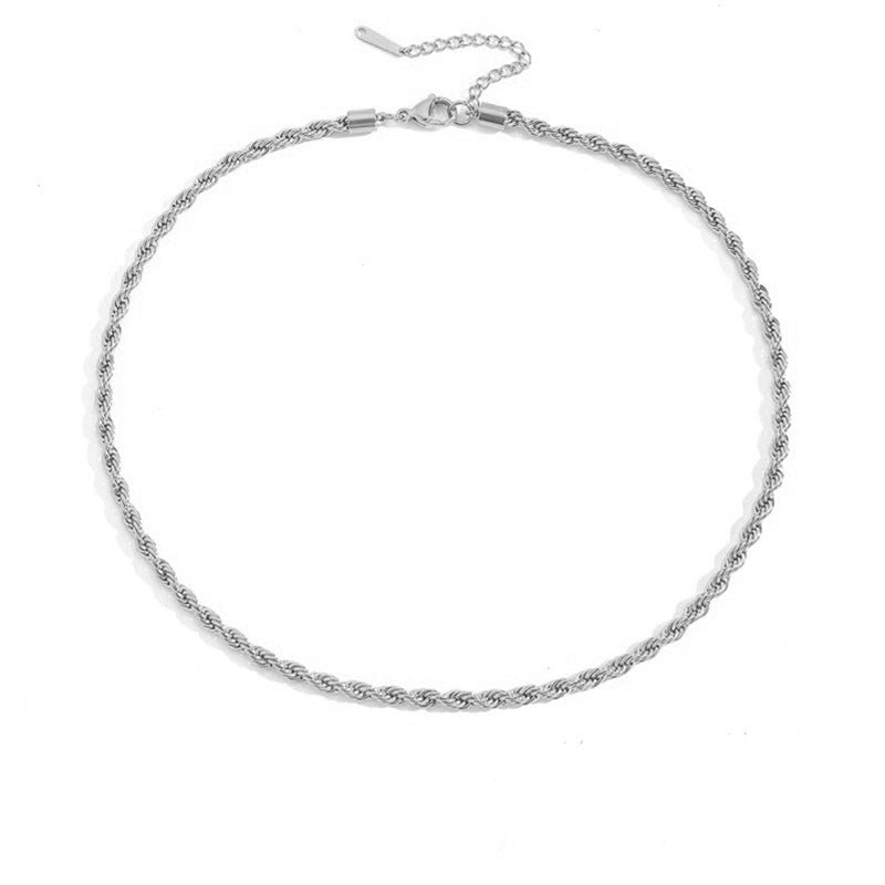 Collar de cadena trenzada Olivia