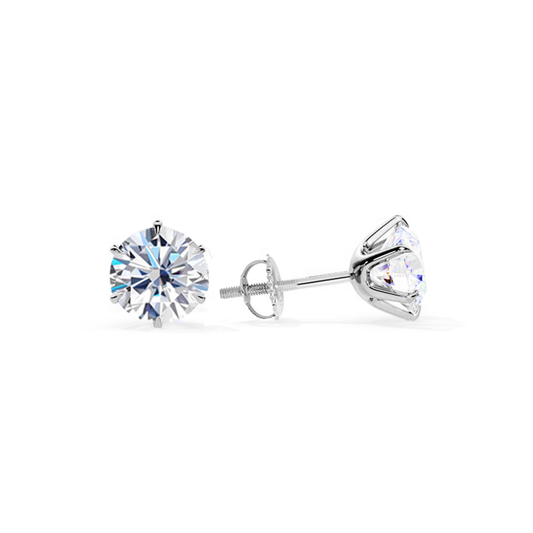 Pendientes Tera de oro blanco elegantes