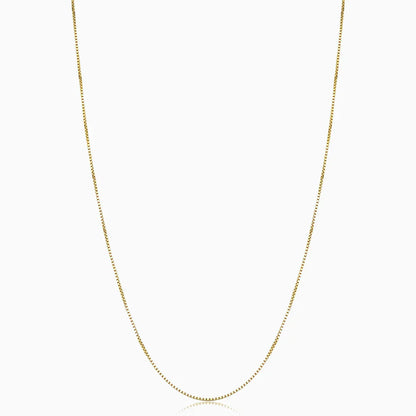 Collar Bodega Box | Oro blanco