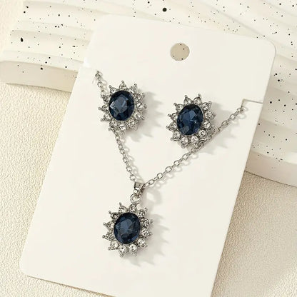 Set de joyas Katya Azuryn | Oro blanco