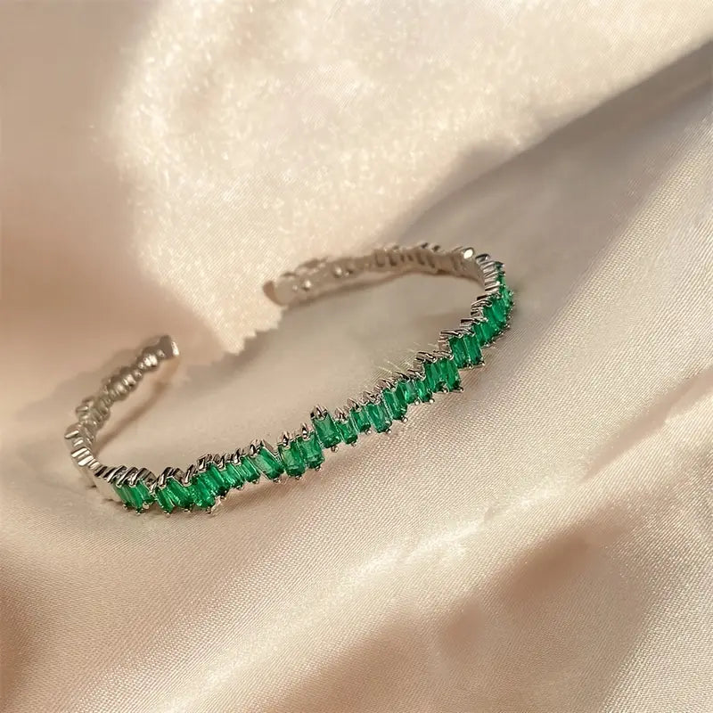 Pulsera Milena Thalys | Oro blanco