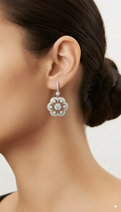 Pendientes Mandala de Cristal Vintage