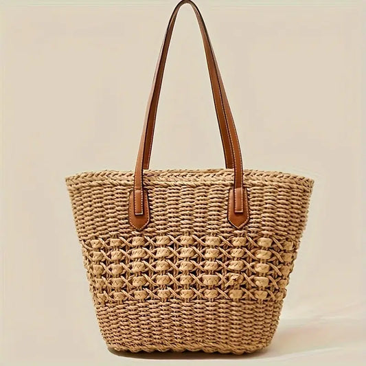 Alba - Bolso de paja vintage