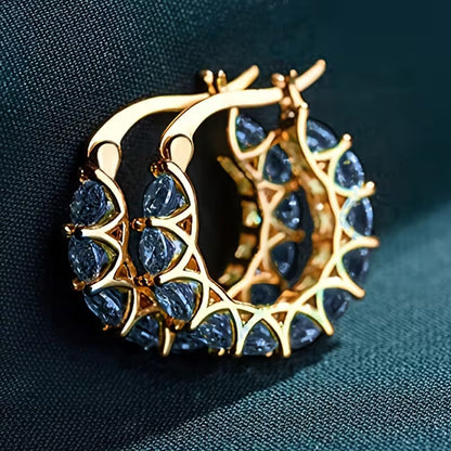Pendientes Vintage con Circonitas