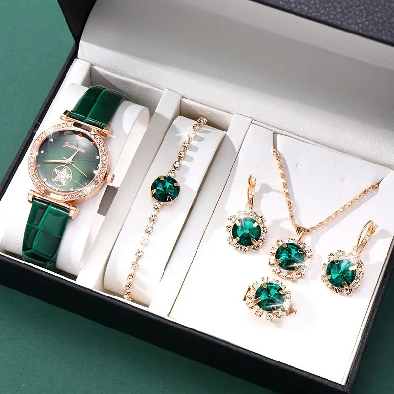 Set de joyas Verdantra Timecourt | Oro