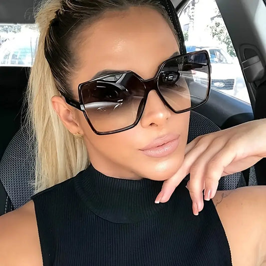 Clara - Gafas de sol de gran tamaño con efecto gradiente para mujer