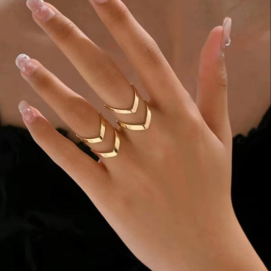 Set de 2 Anillos Elegantes Minimalistas