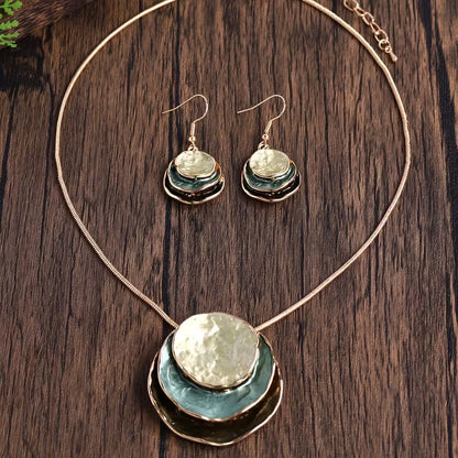 Set Collar y Pendientes Bohemio Esmaltado