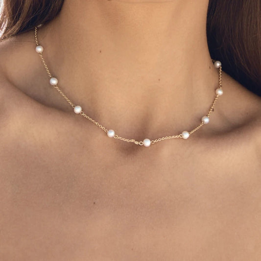 Collar de perlas de agua dulce Isle