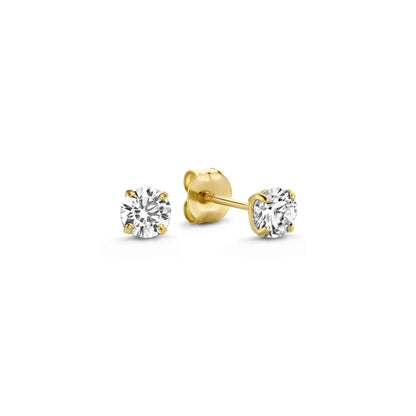 Set de pendientes de piedra Larmes de Lune | Oro blanco