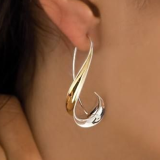 Aretes Colgantes Vintage de Oro
