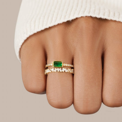 Anillo estratificado de cristal