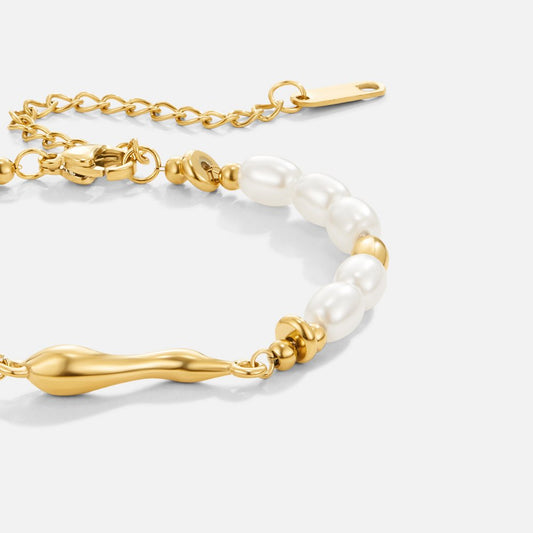 Pulsera de perlas de agua dulce Lov