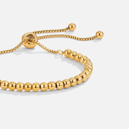 Pulsera de perlas de oro Nila