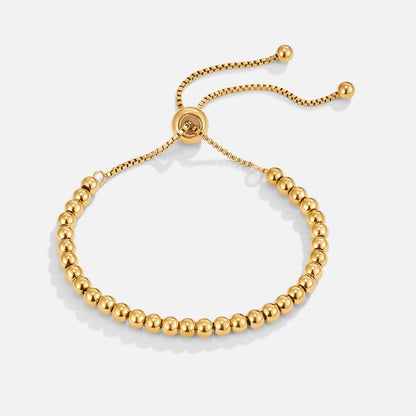 Pulsera de perlas de oro Nila