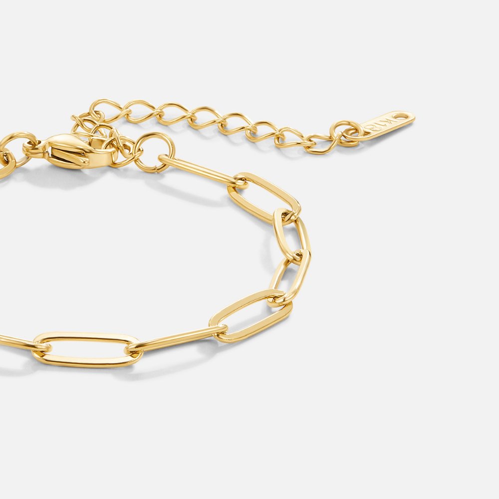 Brazalete de oro de clip