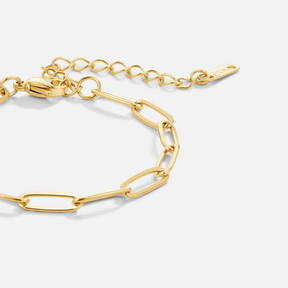 Brazalete de oro de clip