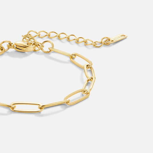 Brazalete de oro de clip