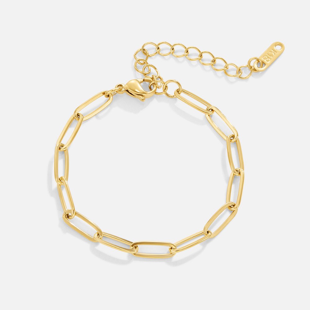 Brazalete de oro de clip